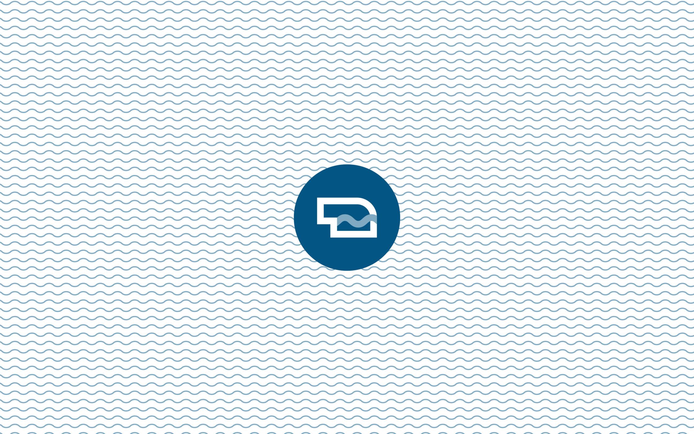 Flatwater Free Press - Fallback image: logo on light blue wavy pattern