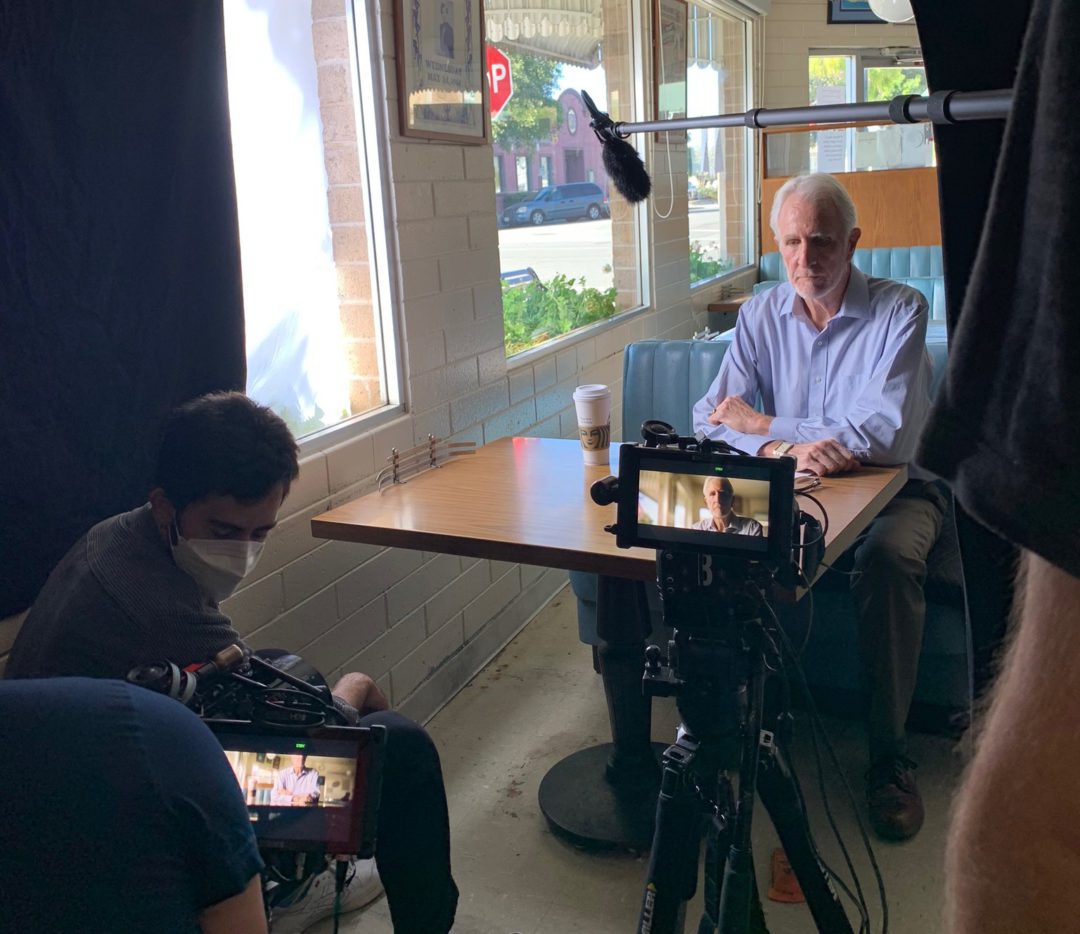 MacLean prepares to be interviewed for “Buried,” the docuseries based on his book that’s showing this month on Showtime. The author’s next project is about Charles Starkweather.